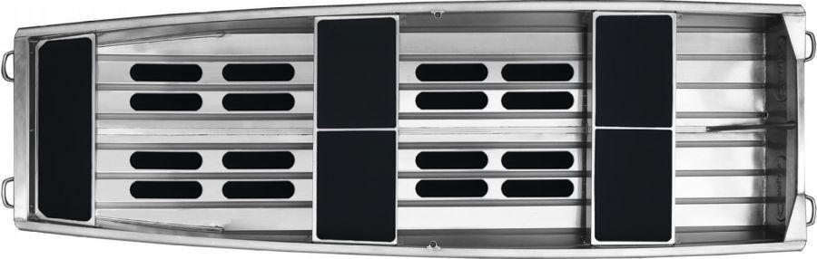 12 ft Aluminum Flat Bottomed Boat layout